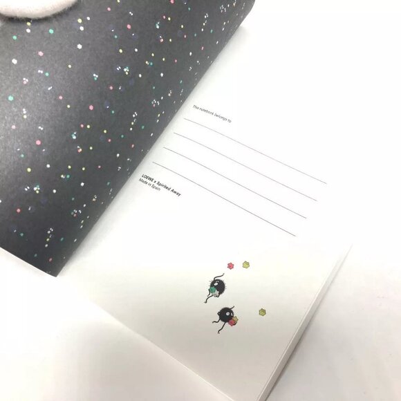 LOEWE Ghibli Spirited Away Yubaba Design memo pad notebook paper Black Unused - Picture 10 of 10